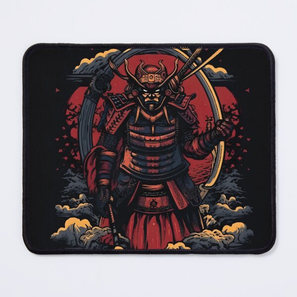 Item preview, Vintage Abstract Japanese Samurai Wall Art | Fantasy Samurai Warrior Renzo designed and sold by Bored Elon.