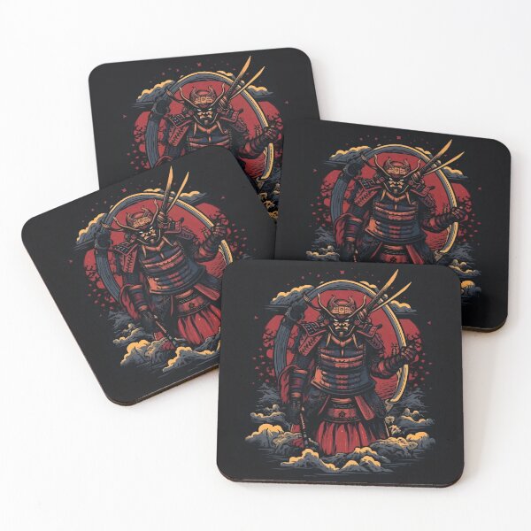 Item preview, Vintage Abstract Japanese Samurai Wall Art | Fantasy Samurai Warrior Renzo designed and sold by Bored Elon.