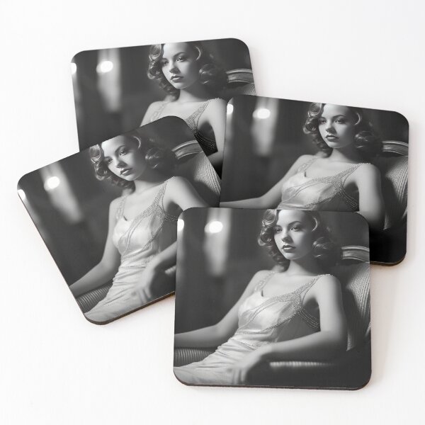 Item preview, Young Hollywood Star: Vintage Beauty in Black and White designed and sold by Piotrek0001.