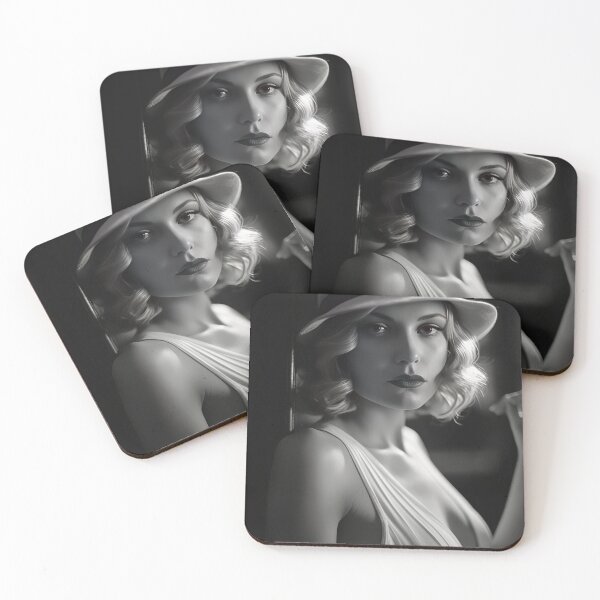 Item preview, Young Hollywood Star: Vintage Beauty in Black and White designed and sold by Piotrek0001.