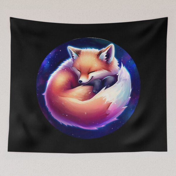 Item preview, Happy Galactic Fox designed and sold by CritterCulture.
