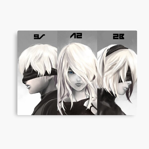 Nier Portrait Set Canvas Print