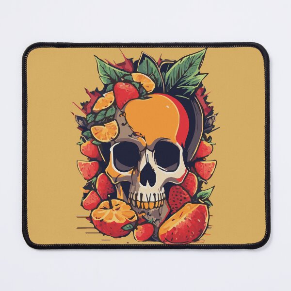 Item preview, Skull and fruit combine to produce a-healthy image. designed and sold by KoandZo.