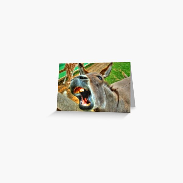 Crazy Ass v2 Greeting Card