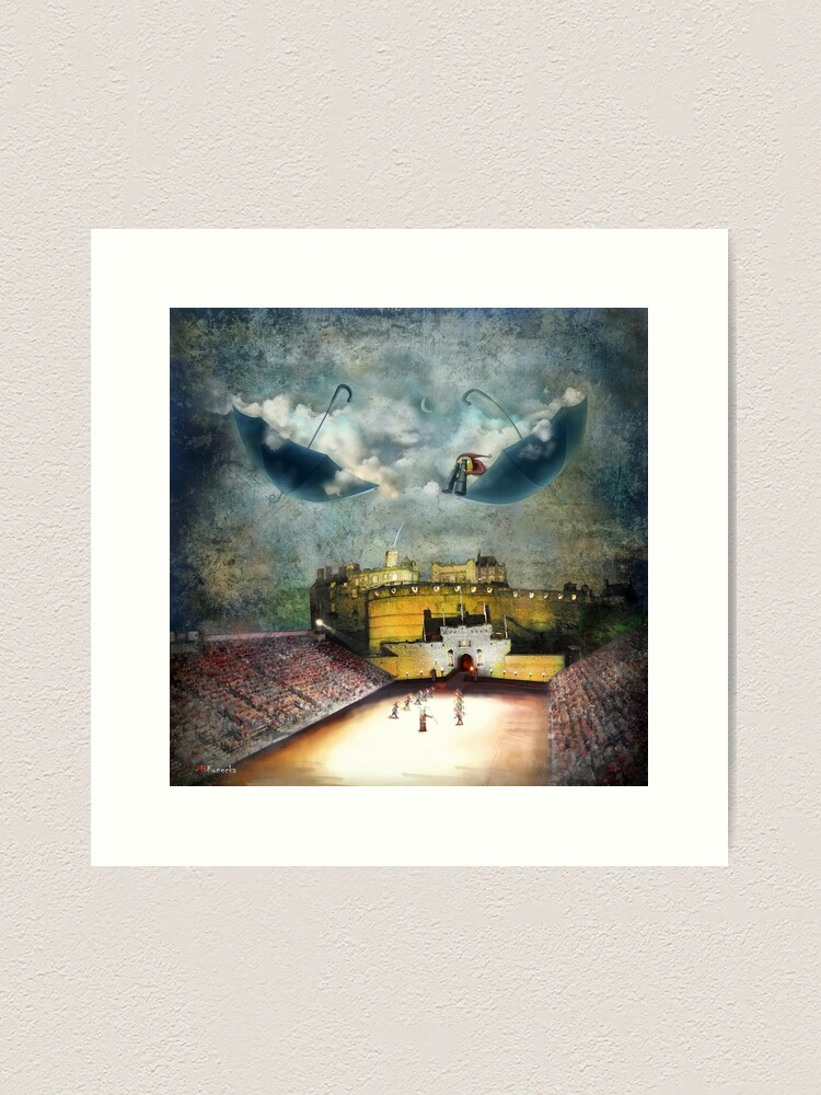 Thumbnail 2 of 3, Art Print, "Above The Castle" designed and sold by matylda.