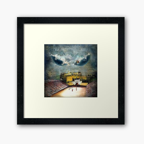 "Above The Castle" Framed Art Print