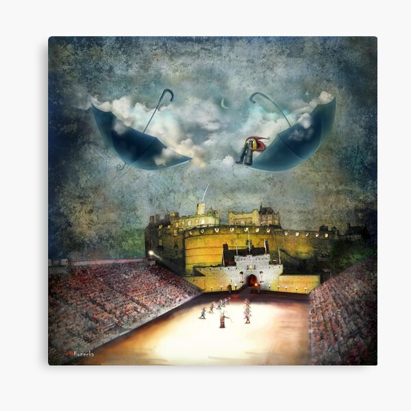 "Above The Castle" Canvas Print