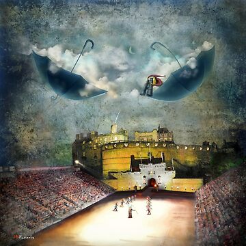 Artwork thumbnail, "Above The Castle" by Matylda Konecka Illustrations