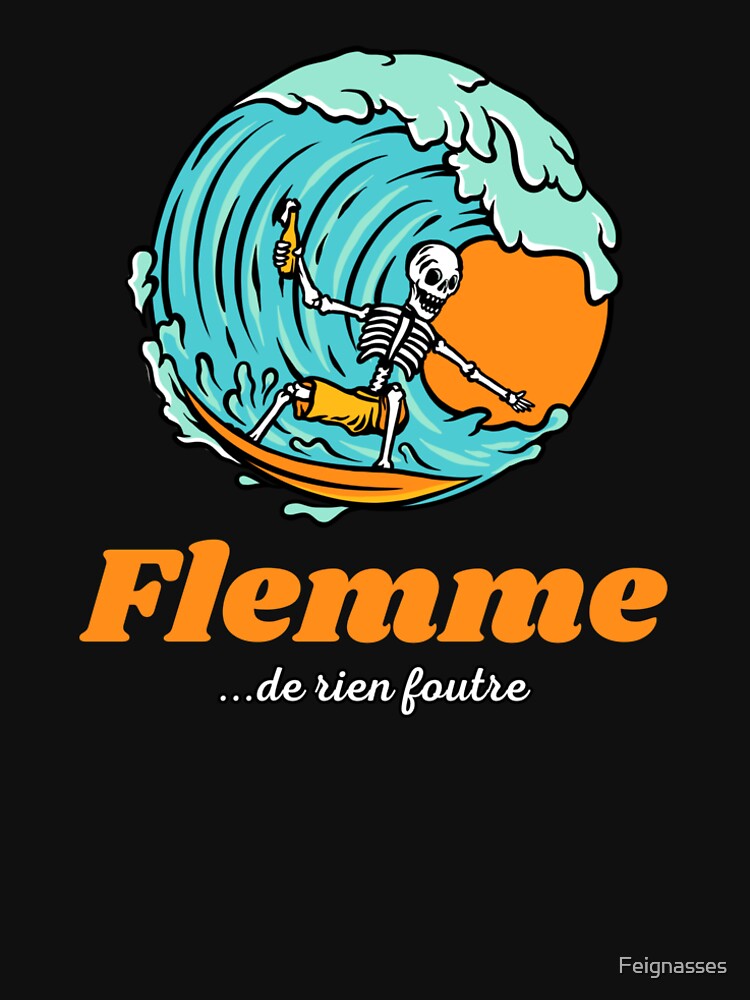 Thumbnail 6 of 6, Premium T-Shirt, Lazy (don't give a damn) designed and sold by Feignasses.