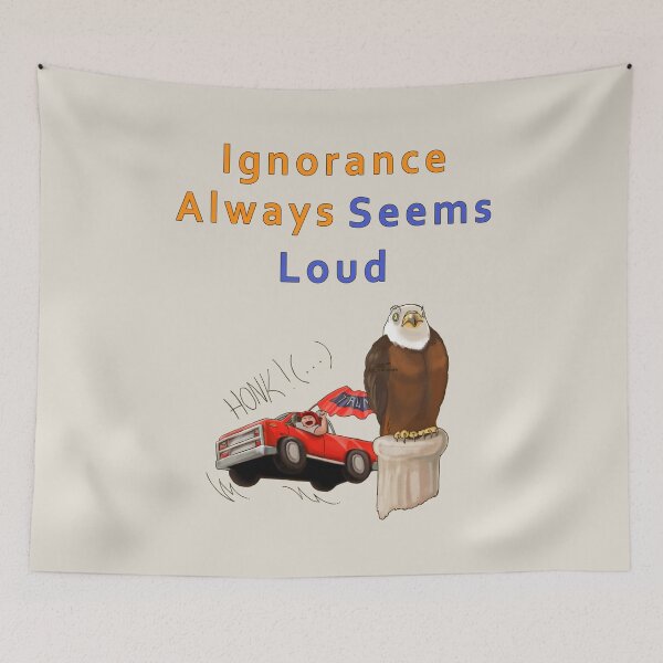 Item preview, Ignorance loud, art designed and sold by AK-Hevonen.