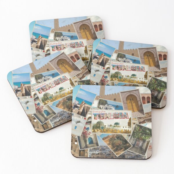 Item preview, Greetings from Tunisia Vintage style retro souvenir designed and sold by DeveloperProp0.