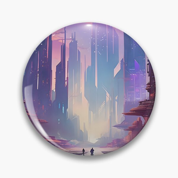 Item preview, Horizons of Tomorrow: Exploring a Futuristic City with Technological Architecture and Avant-Garde Aesthetics designed and sold by InsaneLEDP.