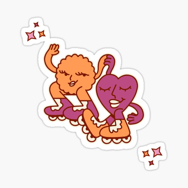 Item preview, sunset skaters designed and sold by Yireh González.