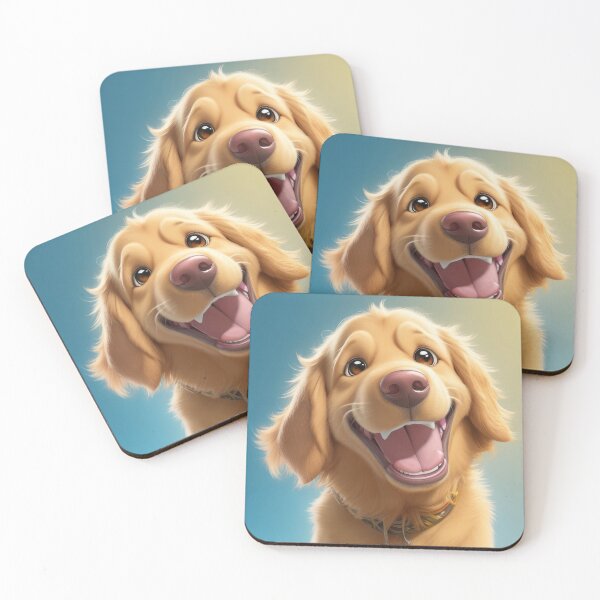 Item preview, Joy Unleashed: The Golden Retriever's Smile designed and sold by HOlaMax.