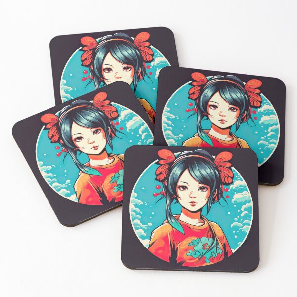 Item preview, Chinese Style Manga Girl - Elegant and Mysterious Illustration designed and sold by Neuronexia.