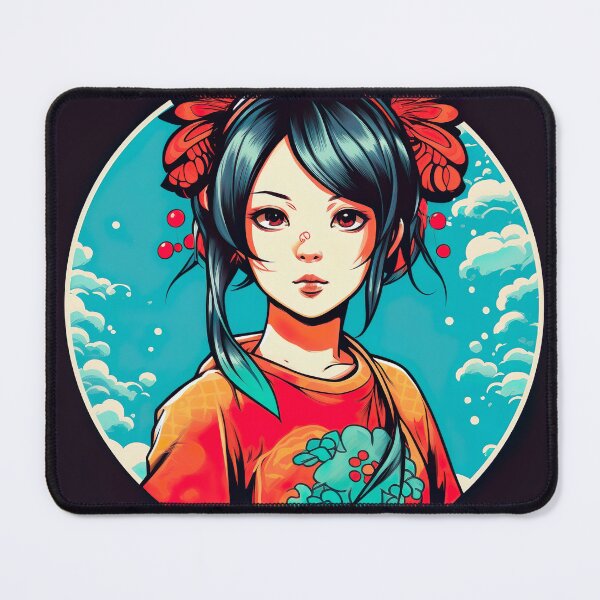 Item preview, Chinese Style Manga Girl - Elegant and Mysterious Illustration designed and sold by Neuronexia.