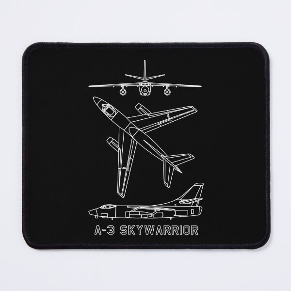 Item preview, A-3 Skywarrior American Jet Bomber Plane Blueprints Diagram designed and sold by MilitaryMart.