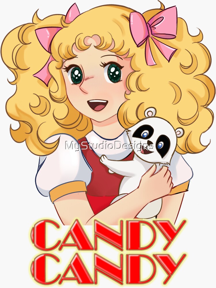 Candy Candy Cartoon Anime Sticker for Sale by MyStudioDesigns