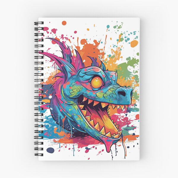 Item preview, Dragon Splash: A Mythical and Colorful Art designed and sold by DooodleGod.
