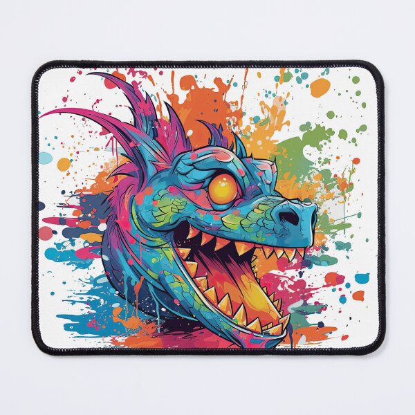 Item preview, Dragon Splash: A Mythical and Colorful Art designed and sold by DooodleGod.