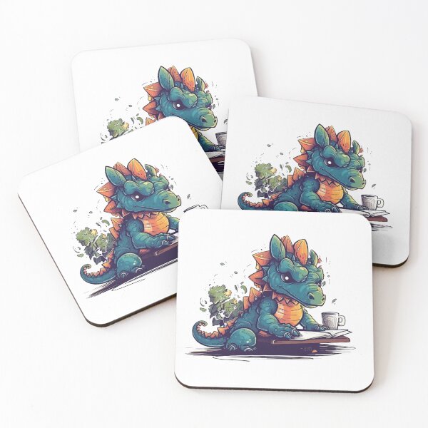 Item preview, ScalySlumber Dragon Design for Fantasy Board Games - Funny Exhausted Mascot designed and sold by DooodleGod.