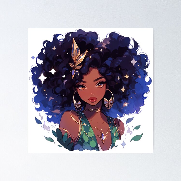 Black Girl Magic V Sticker