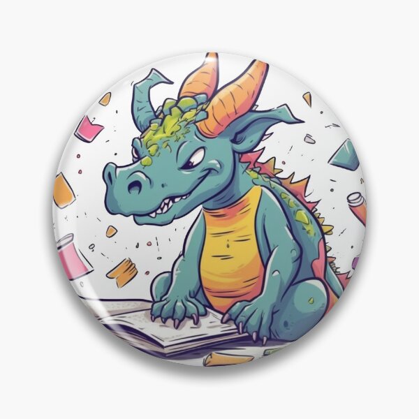 Artikelvorschau, Dragon Dreams Apparel: Tired Dragon Design for a Comical & Amusing Look entworfen und verkauft von DooodleGod.