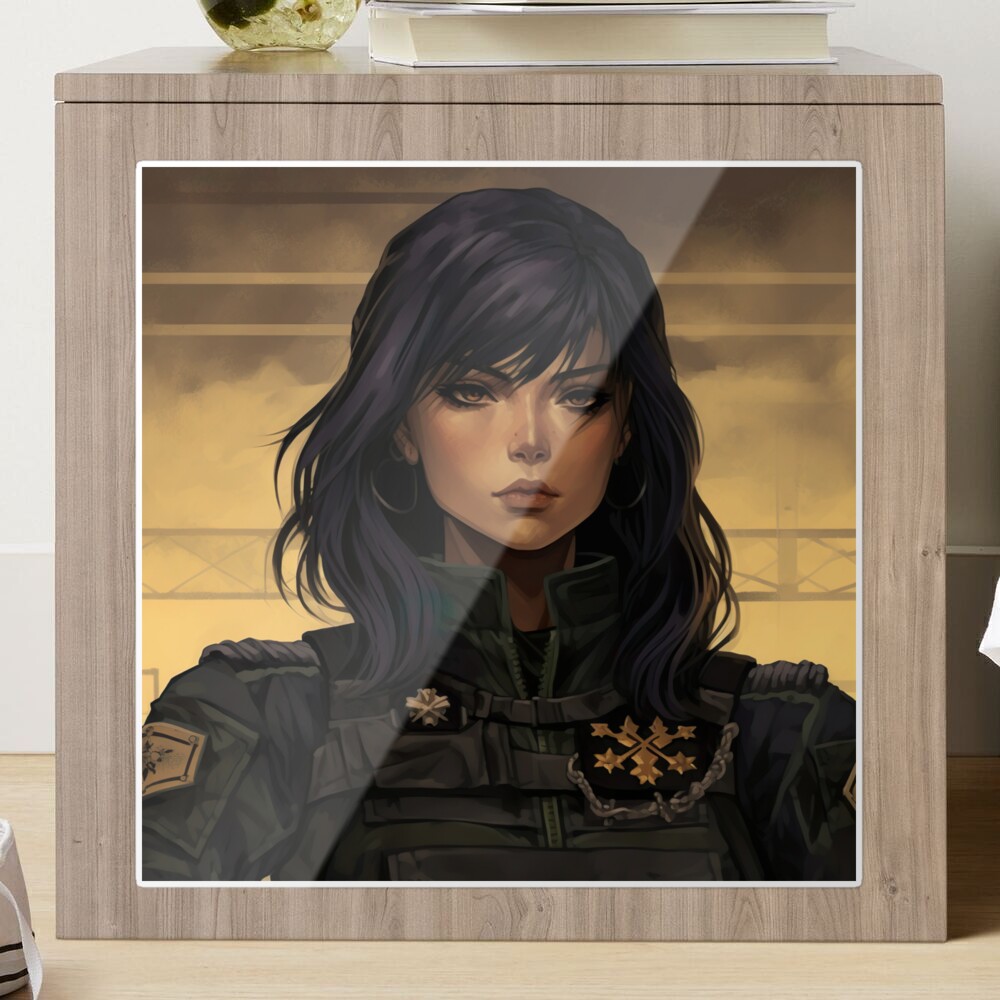 COD MW2 Ghost Staring Meme cropped HIGH QUALITY Art Print by UprizeShop