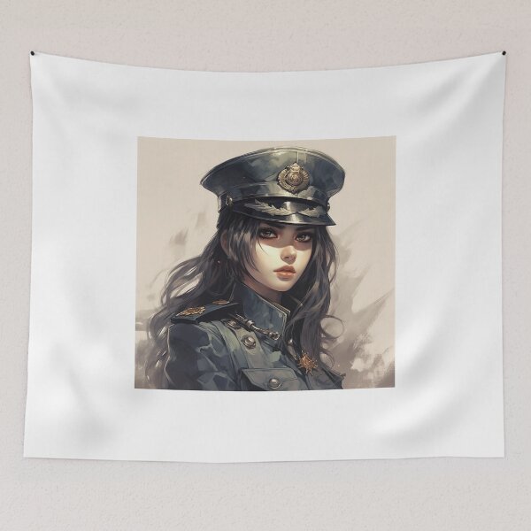 Item preview, Woman Lieutenant Soldier - Power and Determination designed and sold by Neuronexia.