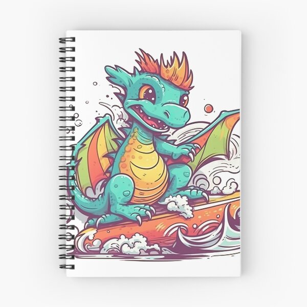 Item preview, Dragon Surf Mythical Longboard for Dragon-Inspired Surfing Fun designed and sold by DooodleGod.