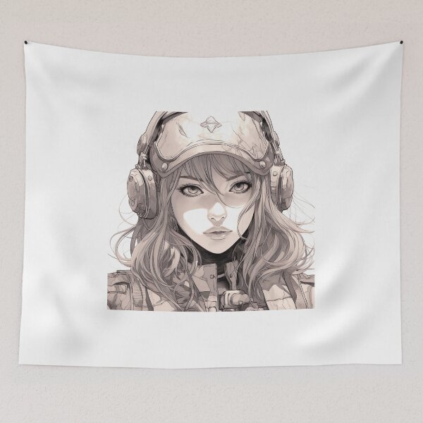 Item preview, The Power of the Element - Manga Woman Lieutenant Soldier designed and sold by Neuronexia.