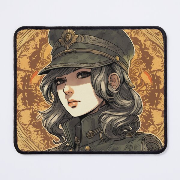 Item preview, Warrior's Destiny - Manga Woman Lieutenant Soldier designed and sold by Neuronexia.
