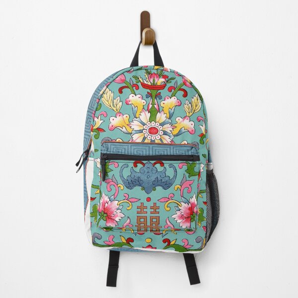 Item preview, Vintage Art Nouveau Blue Floral Design designed and sold by FutureIsRetro.