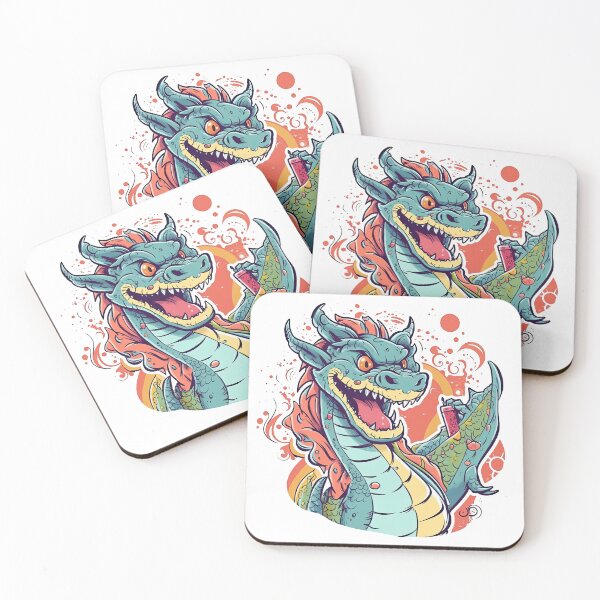Item preview, DragonSelfie - Trendy Accessories for Capturing Memorable Moments with Sharp-toothed, Fire-breathing Creatures. designed and sold by DooodleGod.