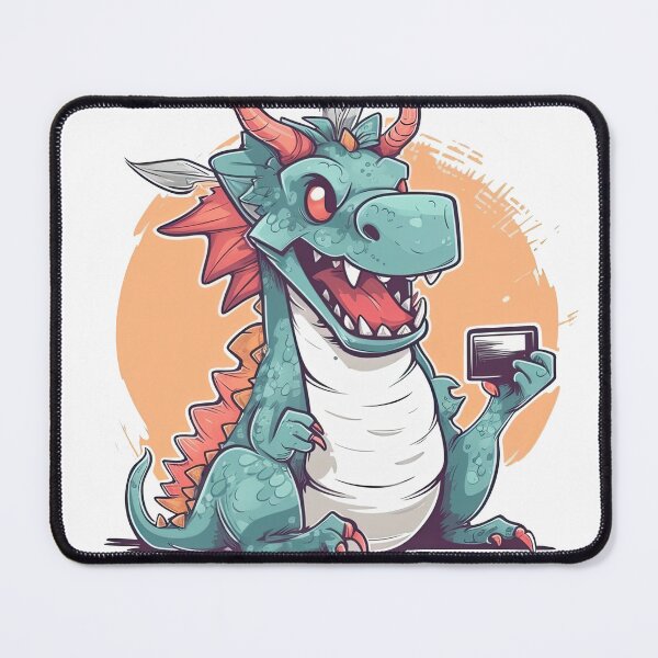 Item preview, DragonSelfie - Trendy Accessories for Capturing Memorable Moments with Sharp-toothed, Fire-breathing Creatures. designed and sold by DooodleGod.