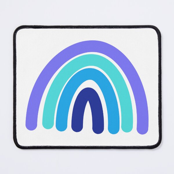 Item preview, Purple, Turquoise, Blue Rainbow sticker designed and sold by Keeley Curtis-Verdeja.