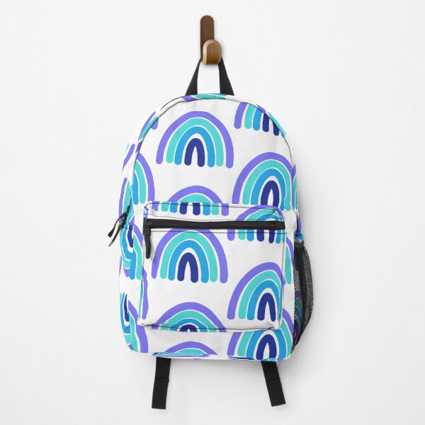 Item preview, Purple, Turquoise, Blue Rainbow sticker designed and sold by Keeley Curtis-Verdeja.