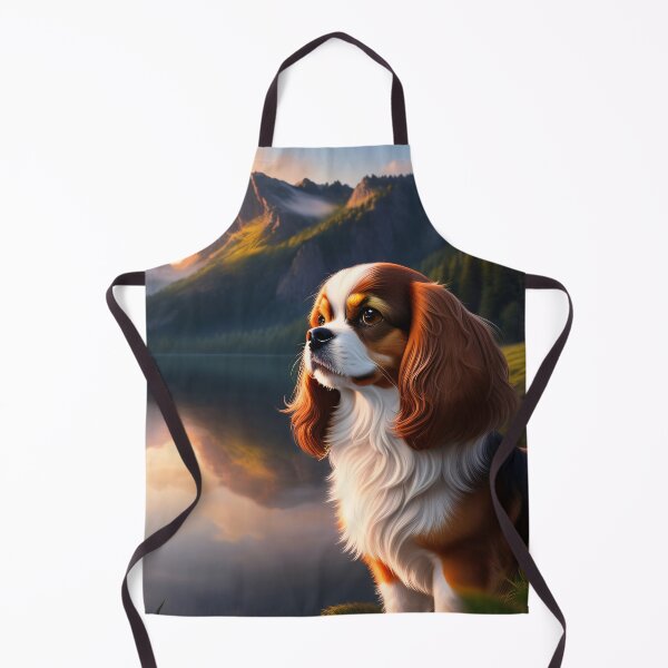 Item preview, Cavalier King Charles Spaniel in Fantasy World designed and sold by SereneMuses.