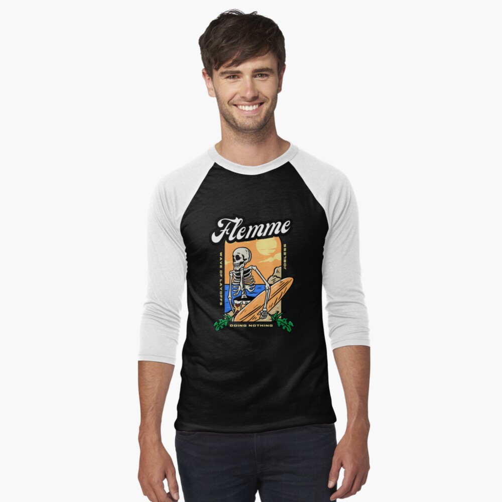 Item preview, Baseball ¾ Sleeve T-Shirt designed and sold by Feignasses.