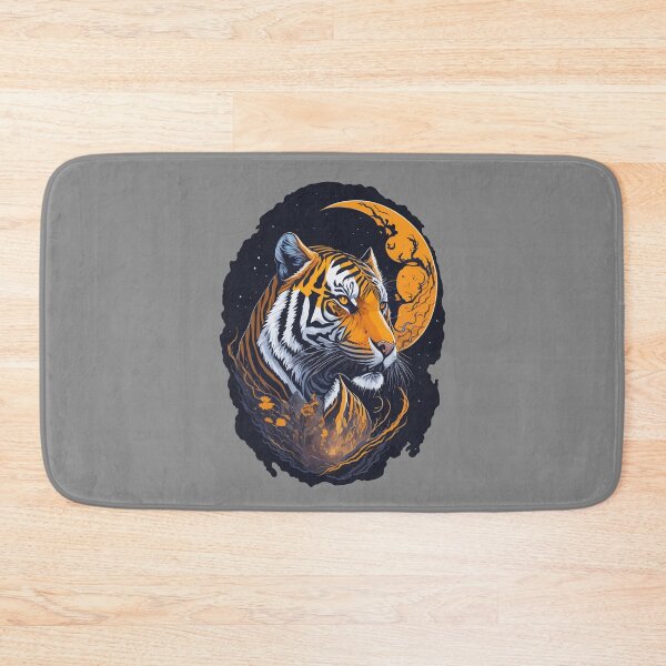 Item preview, tiger on moonlight designed and sold by KOKOTART.
