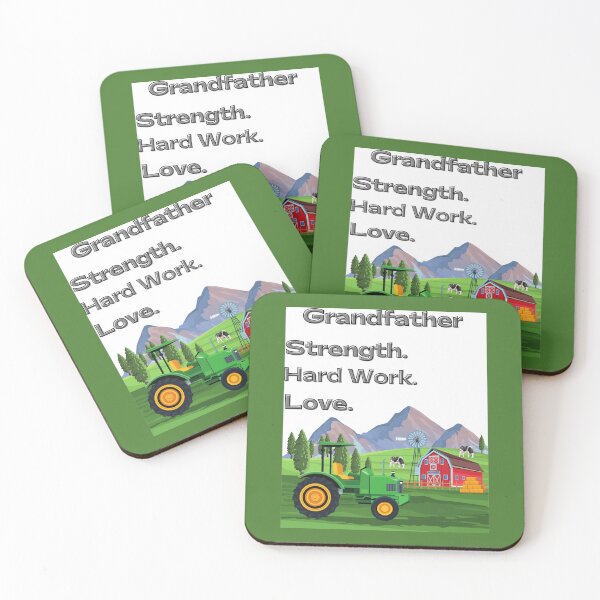 Item preview, Grandfather Strength. Hard Work. Love. designed and sold by MyKinsDoodles.