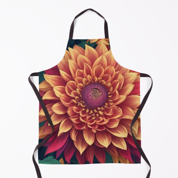 Item preview, Floral Seamless Pattern Dahlias 2023 designed and sold by alaasobhi.