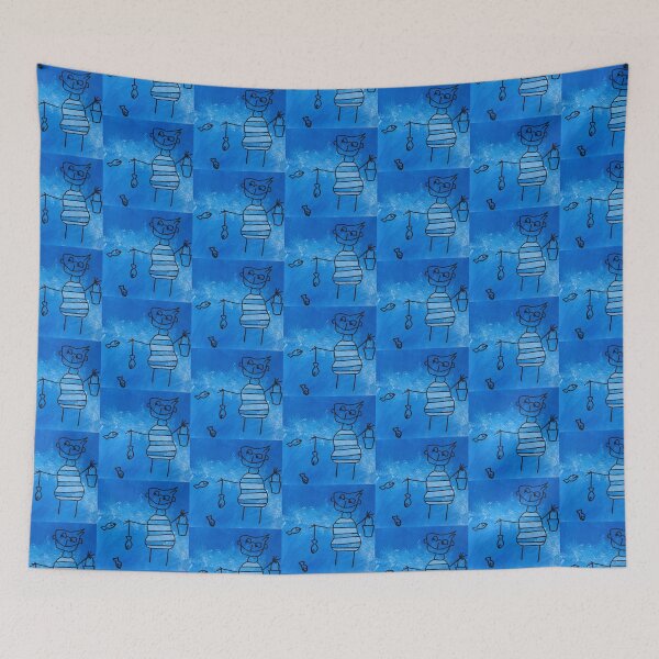 Item preview, Playful fish designed and sold by Uta Daniel.