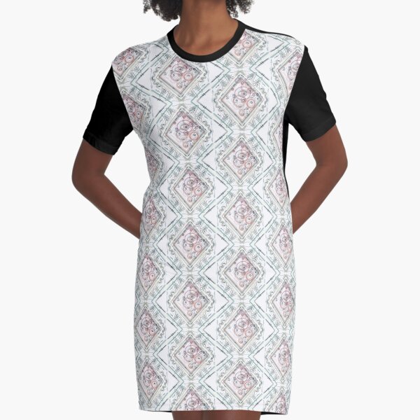 Louis Vuitton Monogram Tile Print T-Shirt Dress Blue. Size S0