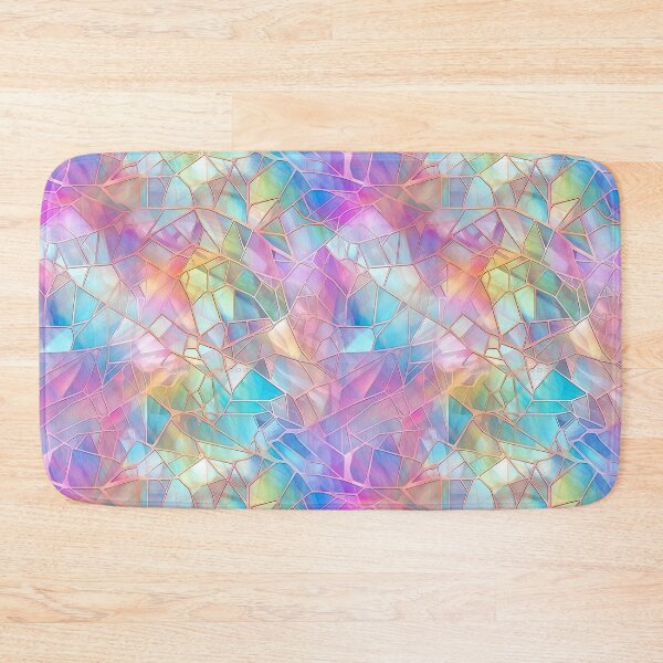 Item preview, Iridescent Geometric Pattern Pinks and Blues designed and sold by cece4410.
