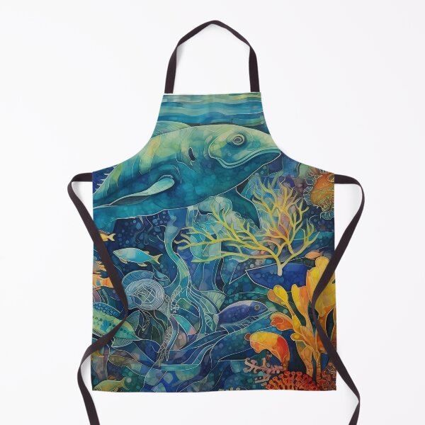 Item preview, Beneath the Enchanted Depths: Exploring a Vibrant Underwater World of Sea Creatures designed and sold by InsaneLEDP.