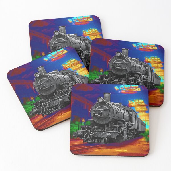 Item preview, Old Abandoned Victorian Steam Train Digital Artwork - Liminal Space Concept designed and sold by liminal-concept.