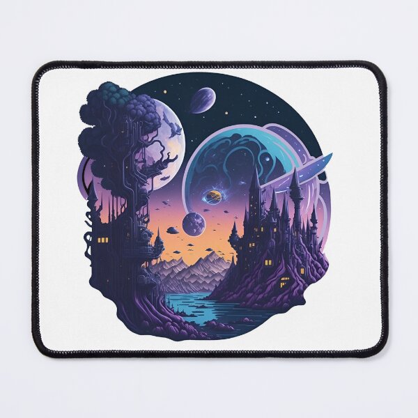 Item preview, Dreamy Space Village 1 designed and sold by mukraker.