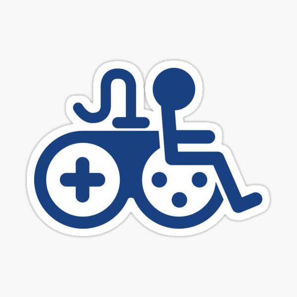Game Accessibility Information Symbol Sticker
