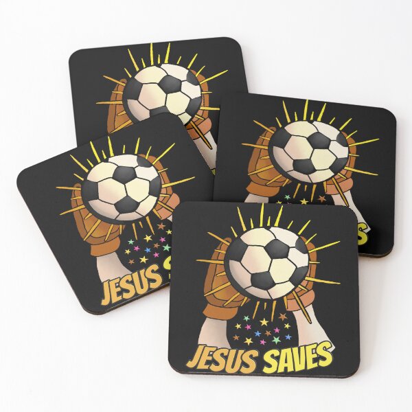 Item preview, Jesus Saves! He's good at soccer. designed and sold by Bug & Brush.